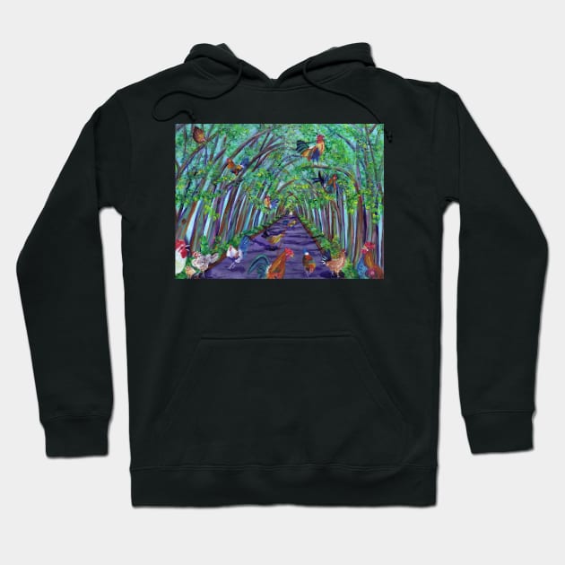 The Real Kauai Tree Tunnel Hoodie by KauaiArtist